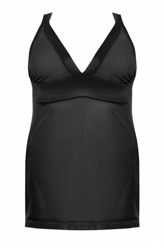 ANAIS Samara black chemise XL+ ( czarna halka ) (3XL4XL)/