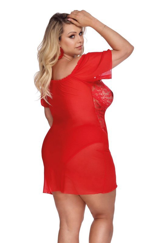 ANAIS CAMARI RED (CHEMISE/HALKA) L+ (XL/XXL)