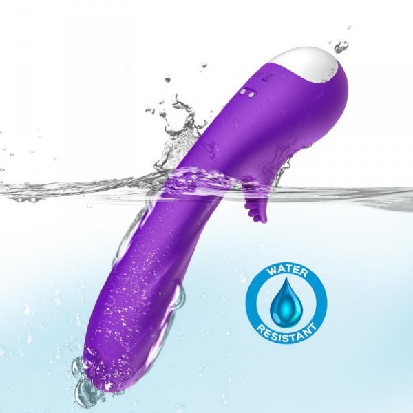 BOSS SERIES Wibrator Króliczek  - Romance purple