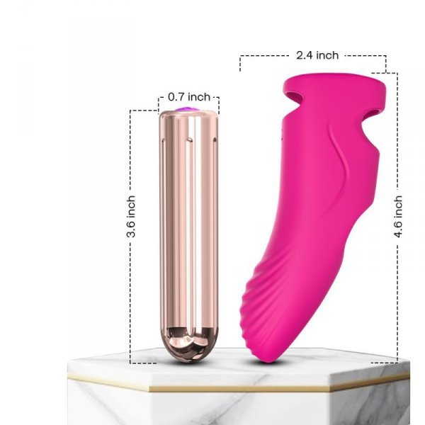 BOSS SERIES Wibrator na Palec - Aurora pink