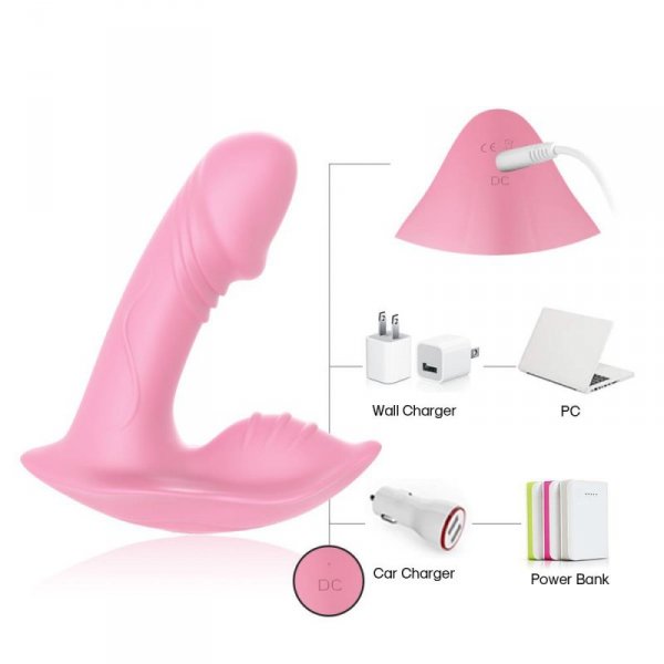BOSS SERIES Wibrator do Majtek Na Pilota - Whistle light pink