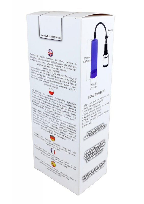 BossSeries Pompka-Powerpump MAX - Purple