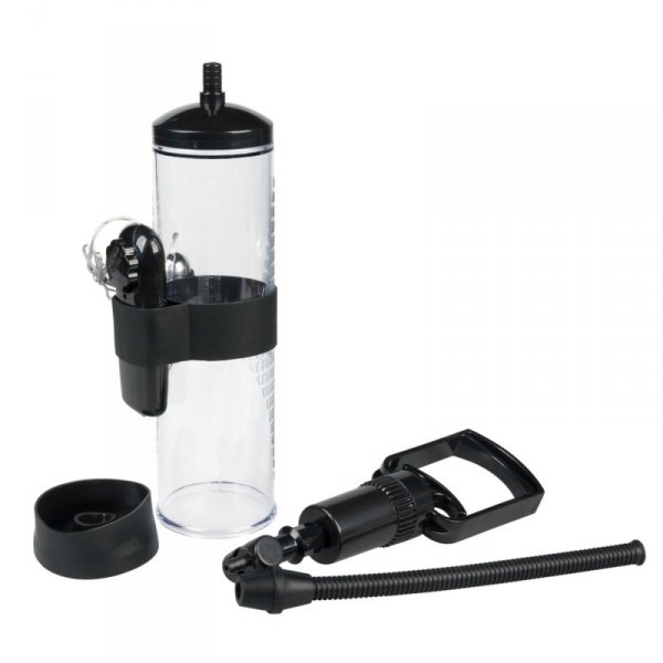 BossSeries Pompka-Powerpump MAX Vibrating - Black&amp;Clear