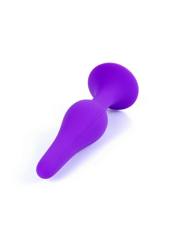 BossSeries Korek Analny-Silicone Plug Purple - Small