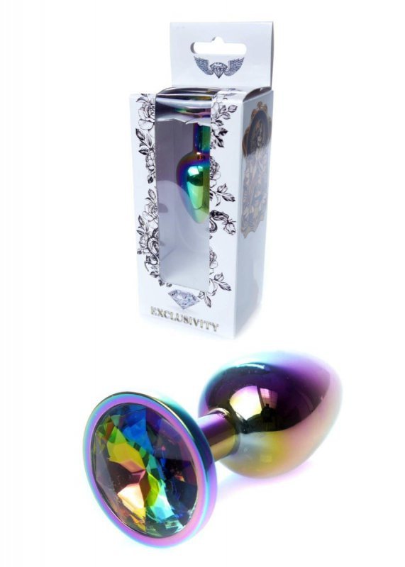 BossSeries Korek Analny-Jewellery Multicolour PLUG- Clear