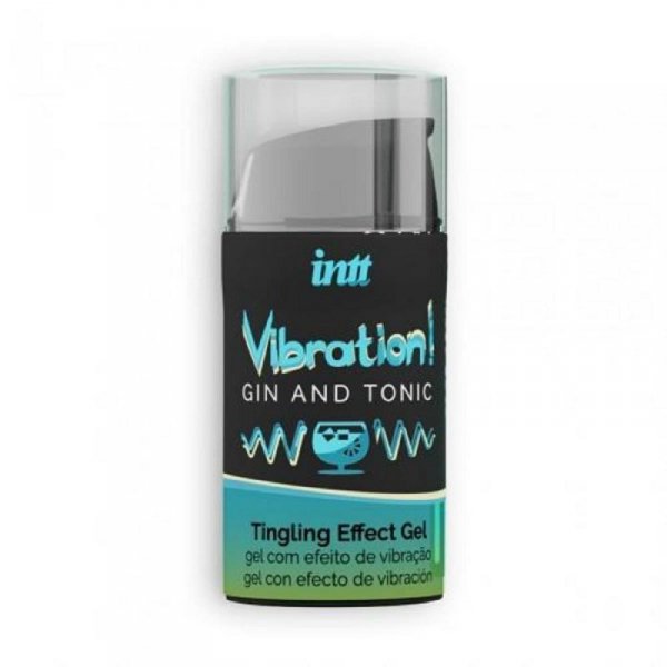 INTT Żel Lubrykant  - VIBRATION GIN &amp; TONIC 15 ml