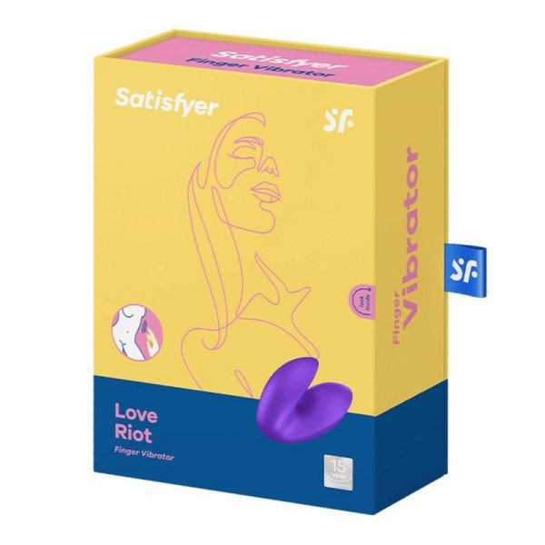 SATISFYER Wibrator na Palec - Love Riot purple