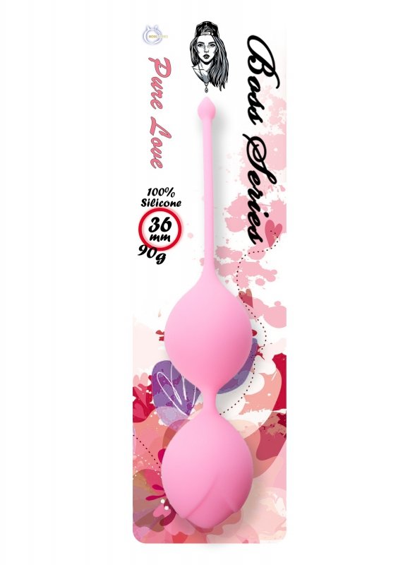 Silicone Kegel Balls 36mm 90g Pink