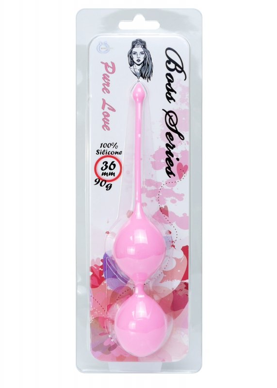 Silicone Kegel Balls 36mm 90g Pink