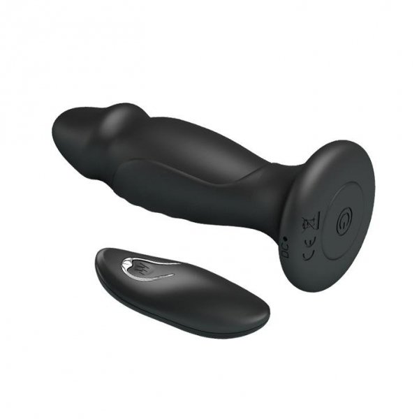 Wodoodporny Wibrujący korek analny z pilotem VIBRATING Anal Plug