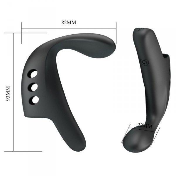 PRETTY LOVE - FINGERING VIBRATOR GORGON, 10 vibration functions-Wibrator na Palec