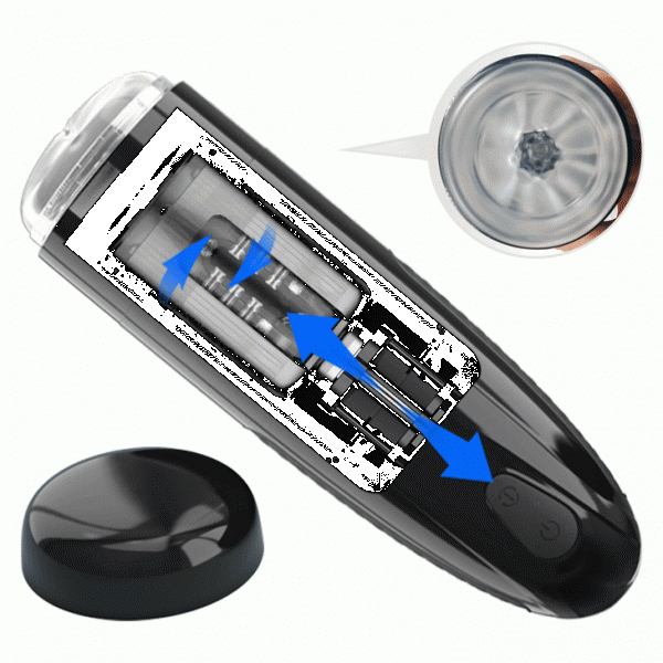 PRETTY LOVE - MARLON Automatic Rotating &amp; Thrusting 10 Function, USB / Voice-Masturbator
