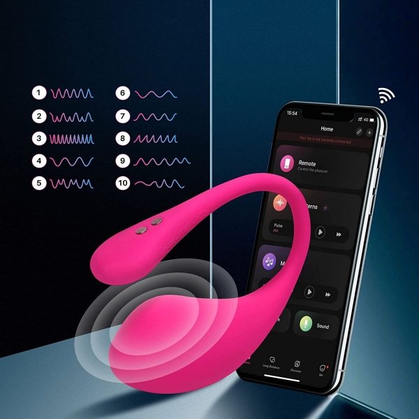 LOVENSE Jajeczko Wibrujące Sterowane Smartfonem Lush 3