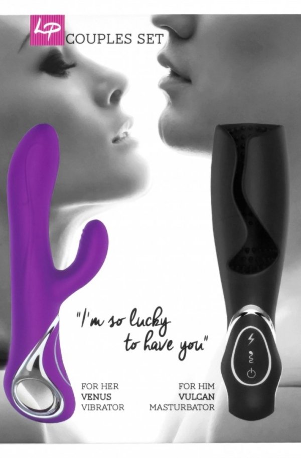 Zestaw dla Par Wirbator i masturbator - LoversPremium Venus &amp; Vulcan Couples Set