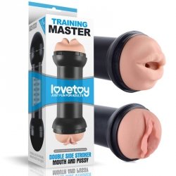 Training Master Double Side Stroker Mouth and Pussy