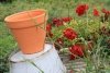 Blumentopf Pflanztopf Massiv classic 25 anthrazit