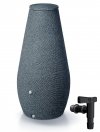 Regentonne 200L Regenbehälter Regentank Regenfass Welle-Design - Anthrazit 