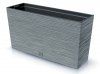 Blumenkasten Blumentopf Blumenkübel Pflanzkübel Furu Case 77cm Tannennadeln - Grau