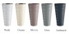 Blumentopf Blumenkübel Massiv Sand Slim weiß 300
