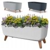 Blumentopf Blumenkübel mit Füßen Pflanzkübel Matt Gracia - 400 Anthrazit