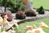 Rasenkante Gartenpalisade 3,9m Weidenzaun-Optik Terrakotta