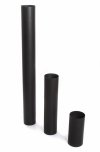 Ofenrohr FAL Rauchrohr Kaminrohr 0,6mm Schwarz feueraluminiert - 25cm 130 mm