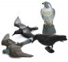 3x Taubenschreck Vogelscheuche Taubenabwehr Vogelabwehr - fliegende Krähe