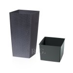 Blumentopf Blumenkübel Rato Square 325 anthrazit