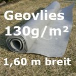 Gartenvlies Geovlies Geotextil 130g/m² 1,6m breit 1 lfm