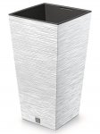Blumentopf Blumenkübel Pflanztopf Pflanzkübel Einsatz -  Furu Square 38cm Weiß