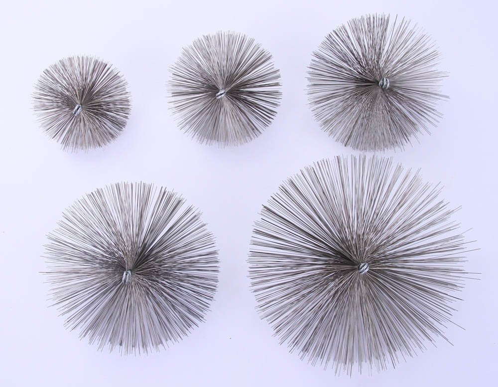 rgshop | Haus, Schornsteinbesen Kaminbesen aus Stahl 13cm