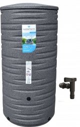 Regenwassertonne Regentonne Regenbehälter Amphore 290L mit Wasserhahn
