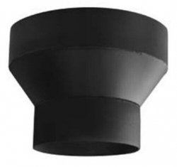 Ofenrohr Kaminrohr Rauchrohr Senotherm Blech 2mm Schwarz - Erweiterung 130/160