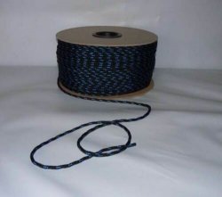 Polypropylen Seil PP schwimmfähig Polypropylenseil - schwarz-blau,  6mm, 10m