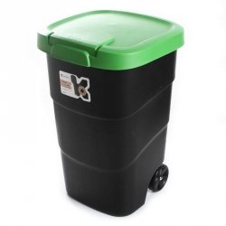 Gartenabfallbehälter Gartentonne Mülltonne Mülleimer 110L - Grün