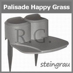 Palisade 3,10m steingrau