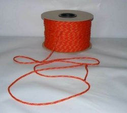 Polypropylen Seil PP schwimmfähig Polypropylenseil - rot-gelb,  5mm, 25m