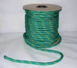 Polypropylen Seil PP schwimmfähig Polypropylenseil -  grün-gelb-blau,  18mm, 15m