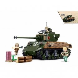 Klemmbausteine Spielbausteine Spielset Militär Army Panzer Tank Sherman oder Stuart US Panzer 2in1 G192946 