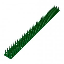 Vogelabwehr Spikes Kunststoff 3cm Tierabwehr Taubenspikes Vogelschutz 50cm - Grün