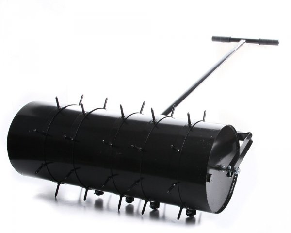 Gartenrolle Rasenwalze Aerator Handwalze Gartenwalze Walze Bodenwalze Gesamtlänge 90cm
