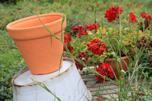 Blumentopf Pflanztopf Massiv classic 25 anthrazit