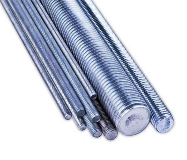 2 x Gewindestange M8 x 1000 mm DIN 975 976 verzinkt 4.8