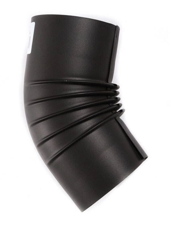  Bogen 45° FAL Rauchrohr Kaminrohr 0,6mm Schwarz feueraluminiert - 120mm
