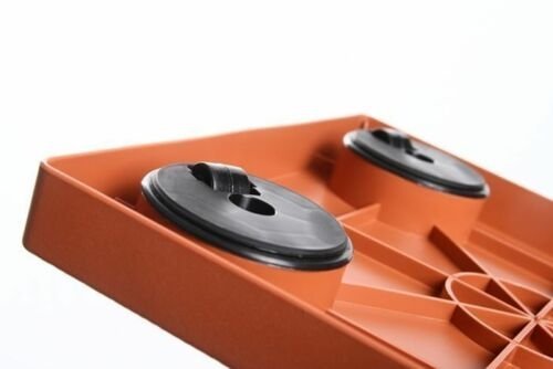 Blumenuntersetzer Rolluntersetzer - Rund 300 Terracotta