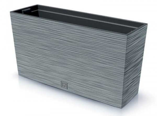Blumenkasten Blumentopf Blumenkübel Pflanzkübel Furu Case 77cm Tannennadeln - Grau