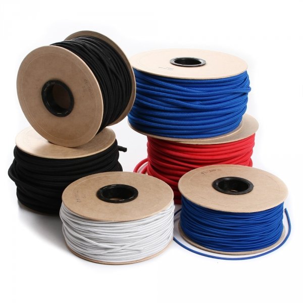 Expanderseil Gummiseil Gummileine Spanngummi Planenseil elastisch 5mm Schwarz - 50m