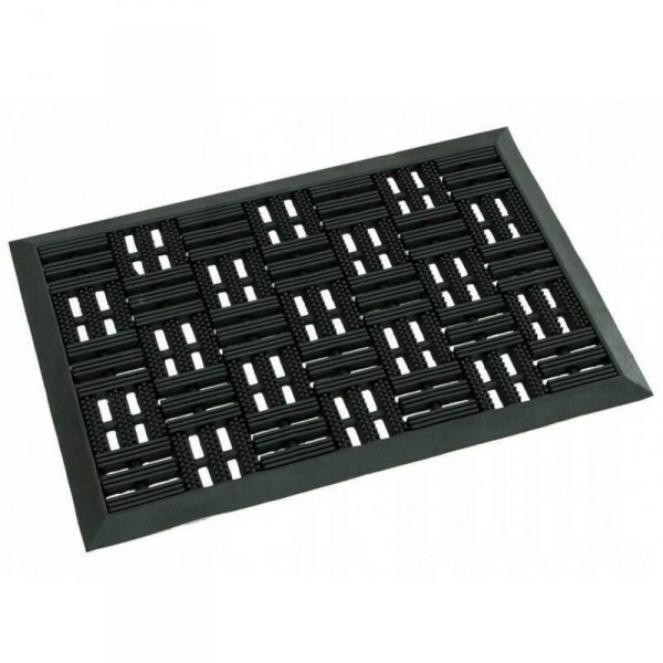 Fußmatte Gummimatte Schmutzfangmatte Türmatte Gummi Fußabtreter - 40x60cm