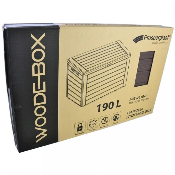 Gartenbox Auflagenbox Boardebox 190L Anthrazit