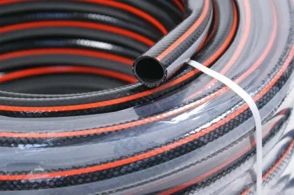 Gartenschlauch Wasserschlauch Carbon Plus 4 lagig  1&quot; - 15m schwarz